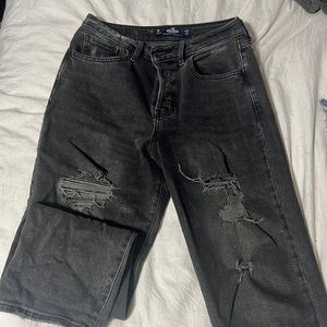 Ultra high rise vintage straight jeans